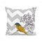 Happy Friday Cushion cover Spring birds 50x50 + 50x30 cm Multicolor