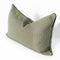 Happy Friday Decorative cushion cover Herringbone 60x40 cm Olive green