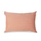 Happy Friday Decorative cushion cover Twill 60x40 cm Terracotta