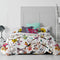 Happy Friday Duvet cover Birds of paradise 220x220 cm (Double) Multicolor