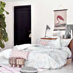 Happy Friday Duvet cover Filigree 260x240 cm (Superking) Multicolor