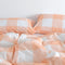 Happy Friday Duvet cover Gingham 200x200 cm (Double) Peach