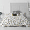 Happy Friday Duvet cover Golden dots 200x200 cm (Double) Multicolor