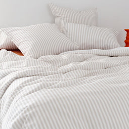 Happy Friday Duvet cover Layering 200x200 cm (Double) Beige