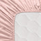 Happy Friday Fitted sheet Basic 140x200x32 cm (Double) Pale rose