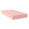 Happy Friday Fitted sheet Basic 140x200x32 cm (Double) Pale rose