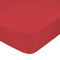 Happy Friday Fitted sheet Basic 180x200x32 cm (Superking) Red
