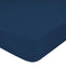 Happy Friday Fitted sheet Basic 200x200x32 cm (Emperor) Navy