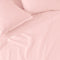 Happy Friday Fitted sheet Basic 200x200x32 cm (Emperor) Pale rose