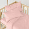 Happy Friday Fitted sheet Basic 60x120x14 cm (Cot) Pale rose
