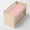 Happy Friday Fitted sheet Basic 70x140x14 cm (Cot bed) Pale rose