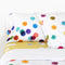 Happy Friday Fitted sheet Confetti 180x200x32 cm (Superking) Multicolor