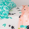 Happy Friday Fitted sheet Panda Garden 90x200x32 cm (Single) Multicolor