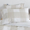 Happy Friday Pillow cover Gingham 50x75 cm (x2) Beige