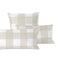 Happy Friday Pillow cover Gingham 60x60 cm Beige