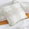 Happy Friday Pillow cover Gingham 80x80 cm Beige