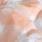 Happy Friday Pillow cover Gingham 80x80 cm Peach