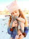 Happy Horse Gebreid Paardje Knuffel - Grijs/Multi - Baby knuffel