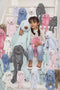 Happy Horse Konijn Richie Knuffel 58cm - Donkerroze - Baby knuffel