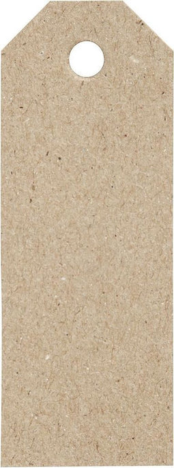 Happy Moments Labels Naturel 3 X 8 Cm Karton 20 Stuks