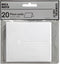 Happy Moments Plaatskaarten 9x4 Cm 20 Stuks Beige