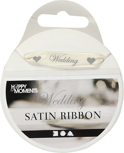 Happy Moments Satijnlint 10 Mm X 8 M Off-white
