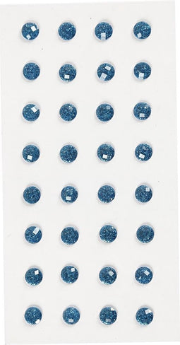 Happy Moments Strasstenen Blauw 8 Mm 32 Stuks