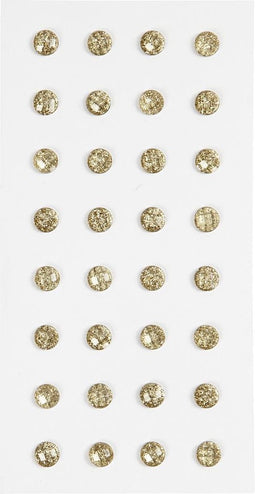 Happy Moments Strasstenen Goud 8 Mm 32 Stuks