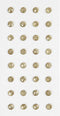 Happy Moments Strasstenen Goud 8 Mm 32 Stuks