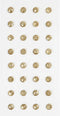Happy Moments Strasstenen Goud 8 Mm 32 Stuks