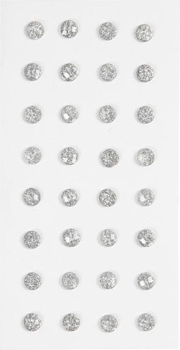 Happy Moments Strasstenen Zilver 8 Mm 32 Stuks