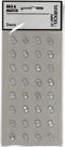 Happy Moments Strasstenen Zilver 8 Mm 32 Stuks