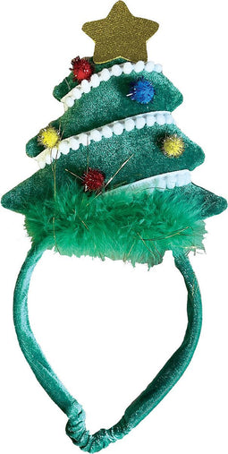 Happy Pet Diadeem kerstboom met slinger M/L