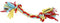 Happy Pet Hondentrektouw Twist-tee 36 X 10 Cm Katoen