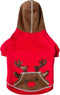 Happy Pet Hondentrui Sweater Rendier Rood Maat S/M
