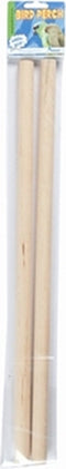 Happy Pet Houten Zitstok 2 Stuks - 40X1X1 CM