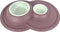 Happy Pet Mad About Pets Voerbak / Drinkbak Volcano Dubbel Blush Roze 49X33X6 CM 230/600 ML