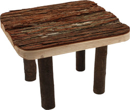 Happy Pet Raw Wooden Platform - 20X25X30 CM