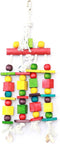 Happy Pet Speelgoed Block N Beads Papegaai - 45X16 CM