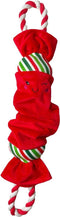 Happy Pet Top N Tail Ropee Christmas Cracker Rood