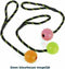 Happy Pet Tough Toys Rubber Bal Studded Aan - 31.5X5.5X5.5 CM