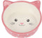 Happy pet voerbak kat polka roze / creme