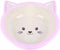 Happy pet voerbak kitten roze / creme