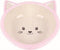 Happy pet voerbak kitten roze / creme