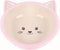 Happy pet voerbak kitten roze / creme