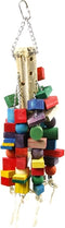 Happy Pet Vogelspeelgoed Supersize Hout - 63X20X20 CM