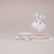 Happy Plugs Air 1 Plus - In-ear oordopjes - Wit Marmer