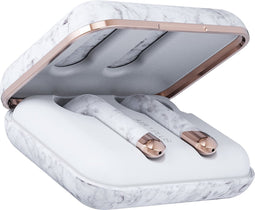Happy Plugs Hoofdtelefoon Air 1 Plus Earbud White marble