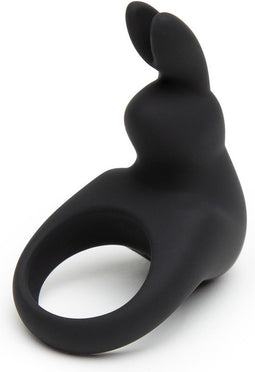HAPPY RABBIT - HAPPY RABBIT RECHARGEABLE COCK RING BLACK