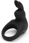 HAPPY RABBIT - HAPPY RABBIT RECHARGEABLE COCK RING BLACK